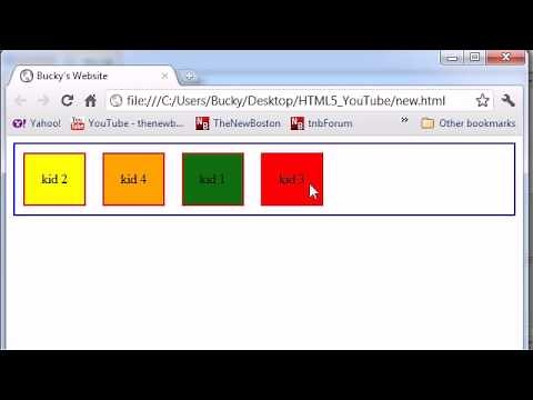 HTML5 Tutorial - 18 - More Flexible Box Model Tricks!
