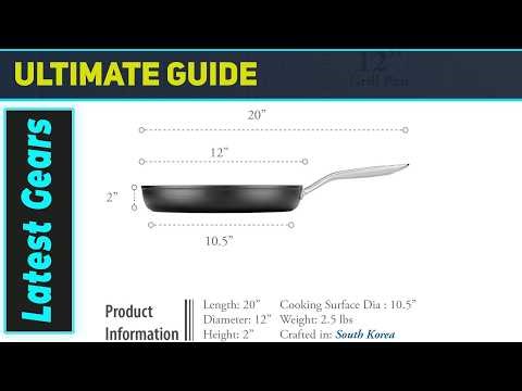 TECHEF Onyx Collection 12-inch Grill Pan: The Ultimate Grilling Experience