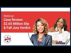 Case Review: $2.65 Million Slip & Fall Jury Verdict