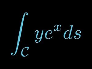 EXAMPLE of COMPUTING a LINE INTEGRAL of SCALAR FIELD -- Vector Calculus, Calculus 3