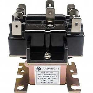 Appli Parts APSWR-341 90-341, 110 VAC, General Purpose Switching Relay, DPDT, for HVAC applications and other general electrical installations, Replaces APSR-341