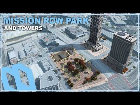 [MAP] MAPM Mission Row Park FiveM And GTA 5 RP Exterior
