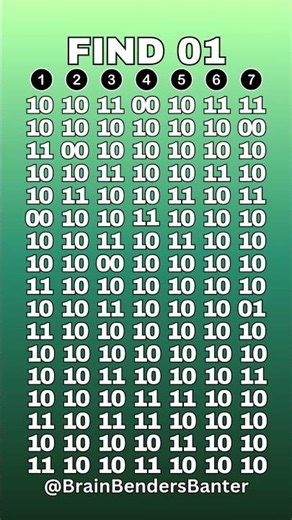 Test Your COGNITIVE Brain Skills With This FAST Number Game! #shorts
