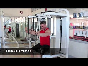 All-musculation : exercice des ecartés à la machine