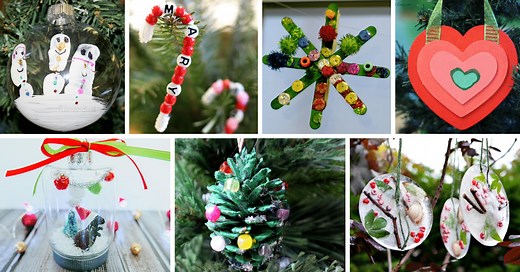 Preschool Christmas Ornaments Kids Can Make