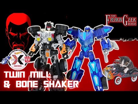 BURNIN' OMELETS! | Hotwheels/Transformers TWIN MILL & BONE SHAKER: EmGo's Reviews