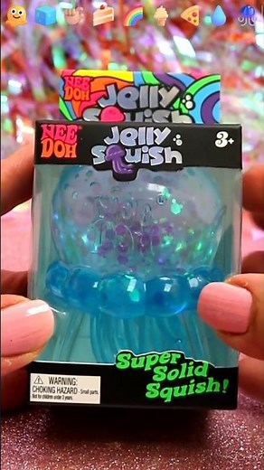 ASMR UNBOXING Needoh Jellyfish Squishy Review❤️#shorts #asmr #needoh #squishy #trending #viral #fyp