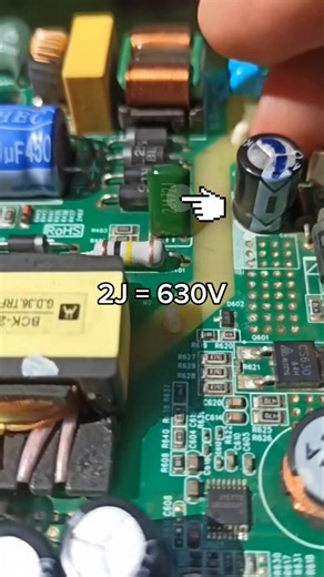 44K views · 414 reactions | Mylar Capacitor Code! #Reels #viral #diy #ideas #servistv #electrician #LED #FM #komponenelektronik #repair #componenteselectrónicos #diyproject #creative #audio #speaker #diyprojects #radio #electronics #shorts #electricalengineering #electroniccomponents #tvtabung | Belajar Servis Elektronika | Facebook