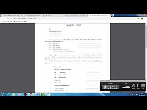 Vehicle Registration Renewal Form 25