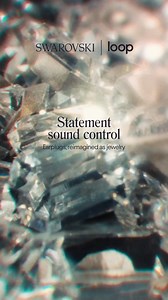 Stand out in the Swarovski x Loop earplugs — hearing protection reimagined as jewelry 💎 Shop them now with 100-day, hassle-free returns ✨ | Loop