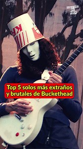 359K views · 11K reactions | Top 5 solos más extraños y brutales de Buckethead  #buckethead #bucketheadland #guitarra #guitarrista #español #hardrock #heavymetal #fypシ゚ #solos | Las Historias del Rock | Facebook