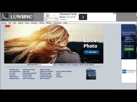 Remove Background using Lunapic