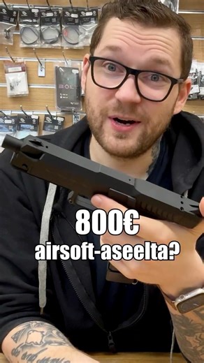 Tältä 800€ airsoft-pistooli näyttää