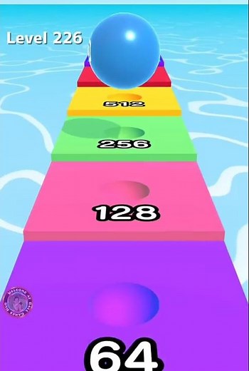 NUMBER BLOCKS Table of 8 in Ball Run 2048! 🔢 #ballgameshub #shorts