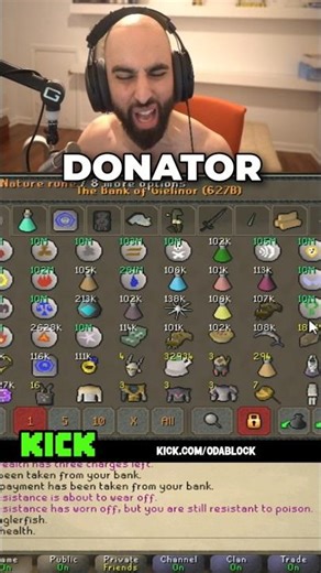 Odablock NEVER learns his lesson... #shorts #osrs #odablock