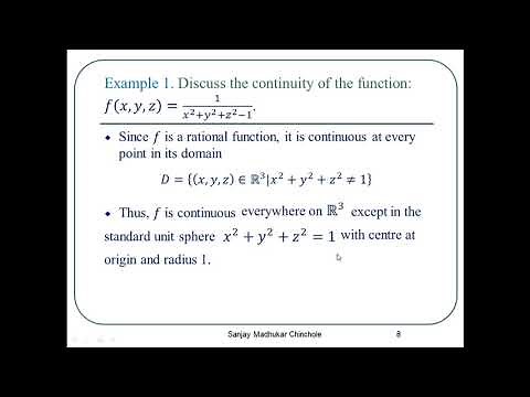 Multivariable Calculus Lecture 5 (Limits and Continuity of Functions of Several Variables)