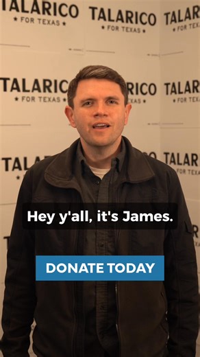 We hate to share bad news, but you should know John Cornyn just announced he outraised us last quarter. We can’t afford to let Republicans drown us out. Please consider making a contribution to make sure we have the resources to respond to whatever they throw at James. | James Talarico