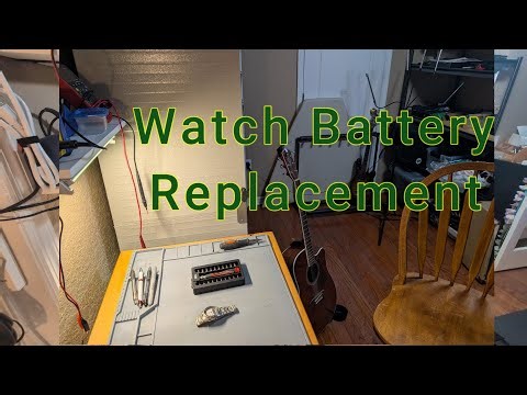 Watch Battery Replacement - Casio Fishing Gear 3786 AMW-700