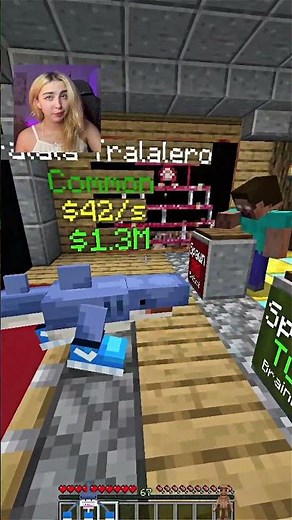 When Roblox Guy keeps sending bad Brainrots... 💀🤔🤣#minecraft