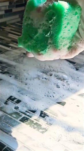 ✨️Kitchen Counter Scrub ASMR | Relaxing Clean With Me 🧽🍃 #satisfying #asmrrelax #deepclean #cleantok