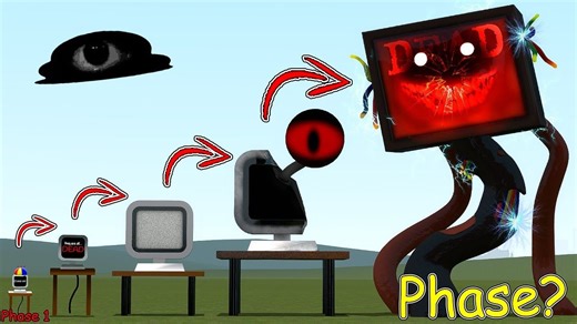 MR COMPUTER SPRUNKI 的新进化（所有阶段）