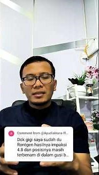 🦷GIGI BUNGSU TERBENAM APAKAH HARUS DICABUT? INI PENJELASANNYA!