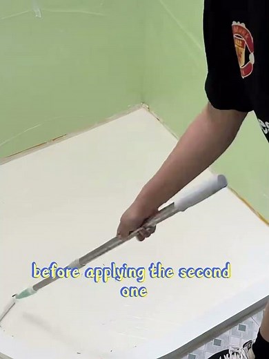How to renew tiles with KRJ water-based tile paint