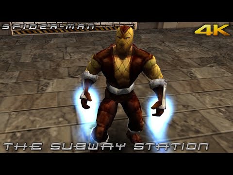 Spider Man: The Movie Game (2002) PC - The Subway Station - Walkthrough (4K)