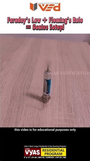 Faraday’s Law + Fleming’s Rule = Genius Setup! #physics #shorts #science #viral