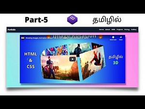 Responsive Portfolio Website Using Bootstrap In Tamil | Part 5 | Bootstrap Carousel | #carousel