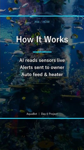 AI watches my fish tank 24/7! Building AquaBot 🐠 #shorts #AI #IoT