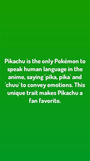 Pikachu Speaks