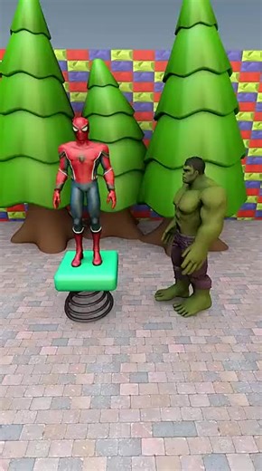 Trampoline for Super heroes 🙄😱(360P)