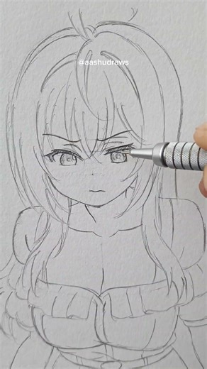 drawing Alya San #alyakujou #howtodraw #shorts