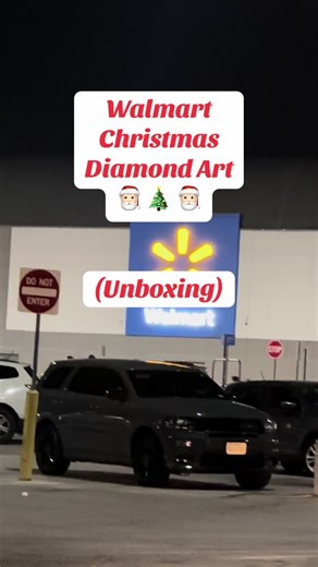 Discover Walmart's Christmas Diamond Art Unboxing