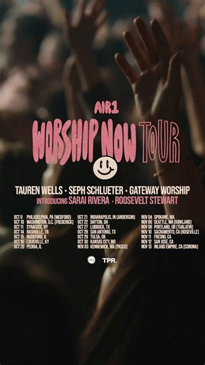 Come join us this fall on the ‪@Air1Radio‬ Worship Now Tour 🙌