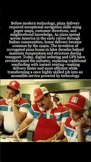 The Evolution of Pizza Delivery From Maps to GPS! #PizzaDelivery #History