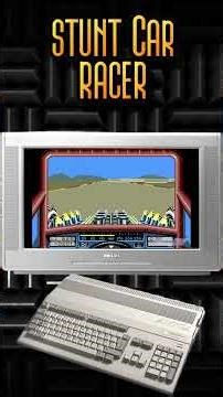 STUNT CAR RACER - COMMODORE 64 #retrogaming #retrogames #retro #c64 #commodore64