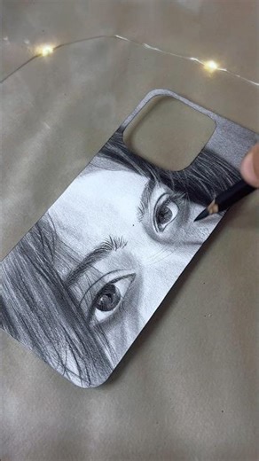 Realistic Eye Sketch Art | Hand Drawn Mobile Case #aarzootheartist
