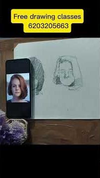 How to draw portrait portrait drawing #art #sketch #painting #viral #tranding