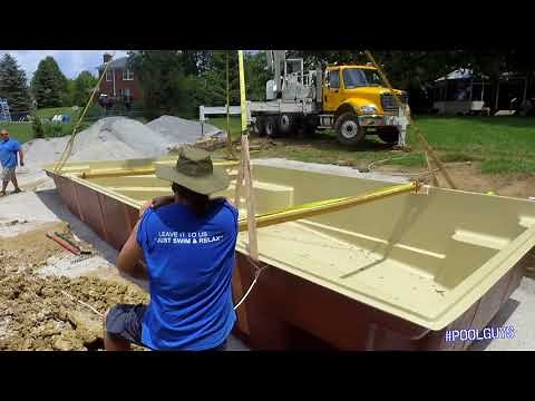 Fiberglass Pool Installation | Thursday Pools | Aspen Model | Part 2 | #PoolGuys