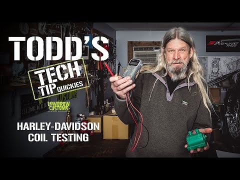 Todd's Tech Tip Quickies - Harley-Davidson Coil Testing - Motorcycle Electrical Troubleshooting