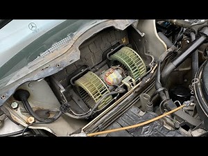 整備士見習いの鈴虫退治（w124 ブロアモーター グリスアップ）