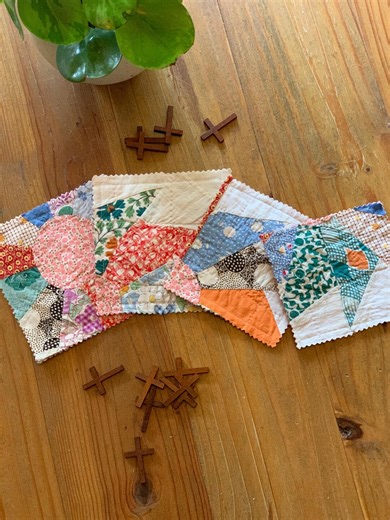 Pocket Prayer Quilt: Vintage 5x5 Handmade Comfort Keepsake - Etsy