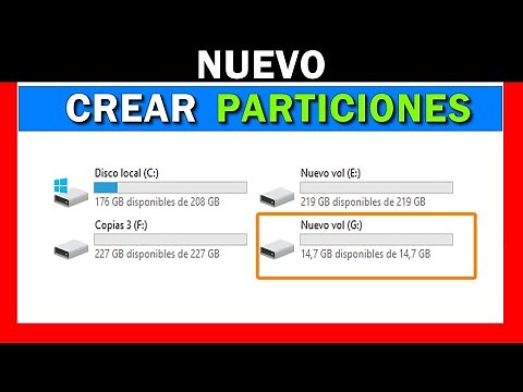 ✅ Cómo CREAR PARTICIONES de Disco Duro 🔴 en Windows 11, 10, 8.1, 8 y 7 Facil y Rápido Sin Programas