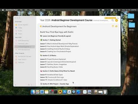 Introduction For Android Beginner Development Course