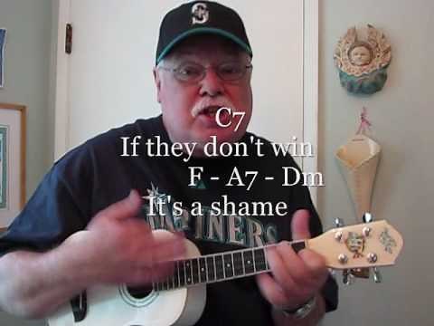 TAKE ME OUT TO THE BALL GAME for the UKULELE - UKULELE LESSON / TUTORIAL by "UKULELE MIKE"