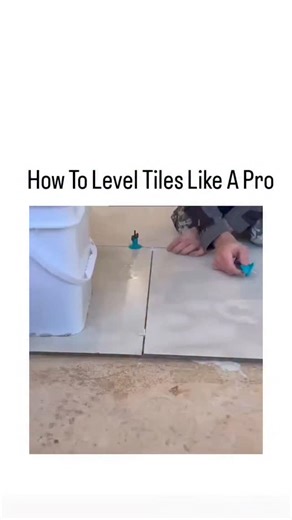 Theviralblendhub on Instagram: "The post shares a 10-second video tutorial on using BIHUI reusable tile leveling clips to prevent lippage, showing insertion between tiles, wedge tightening for alignment, and clip removal, appealing to DIY enthusiasts with 2.4 million views in two days. Replies highlight a common debate: the method risks creating mortar voids by lifting tiles during leveling, potentially leading to cracks in high-traffic areas, as echoed in Fine Homebuilding's analysis of clip sy