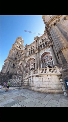Why does Spain have a ONE-ARMED Cathedral?! 🇪🇸 Málaga Secrets #shorts