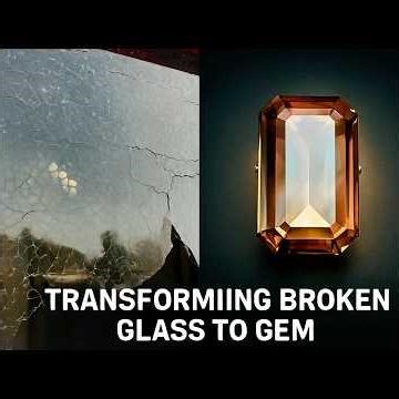 Turning Broken Glass into a Beautiful Gemstone 💎✨